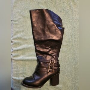 Torrid Elegant Black Knee-High Boots
